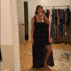 LIKELY Navy Floral sundress